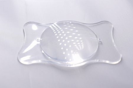 Optical-grade Silicone Rubber parts - Accessoires en silicone de qualité optique personnalisés par JH. Appliquer dans la plaque de guidage de lumière en silicone, la lentille en silicone, l'artisanat